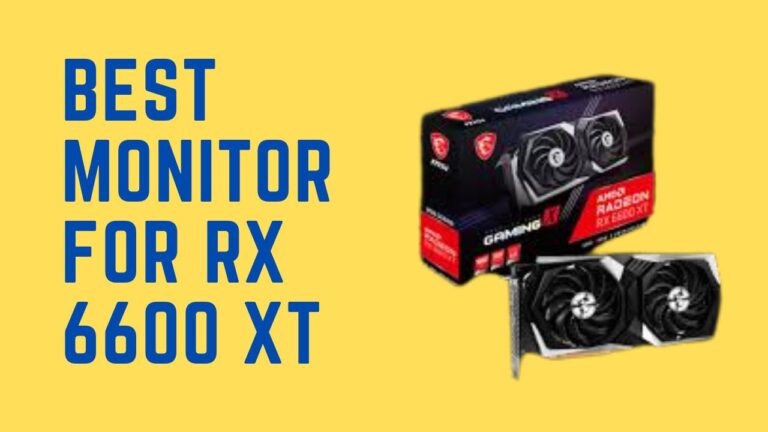 Best Monitor For rx 6600 xt