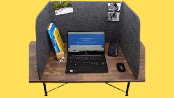 How to hide the back of a computer monitor
